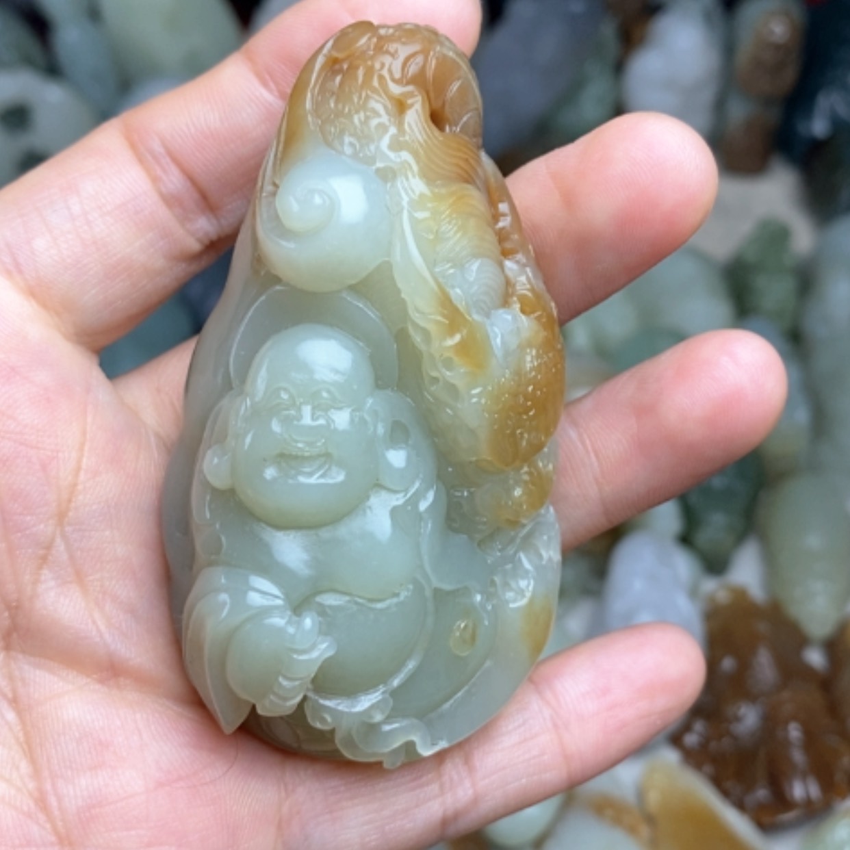 【闪购商品】未镶嵌和田玉挂件强