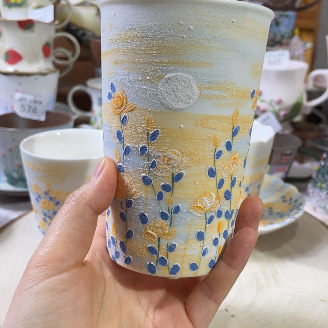 音***节景德镇手工岩彩743
