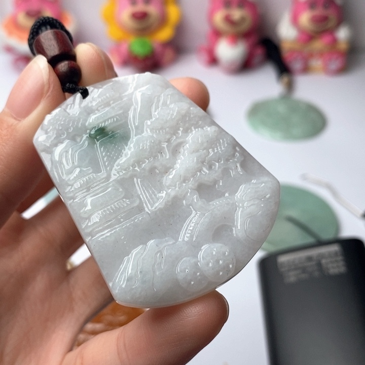 翡翠未镶嵌颈饰翡翠