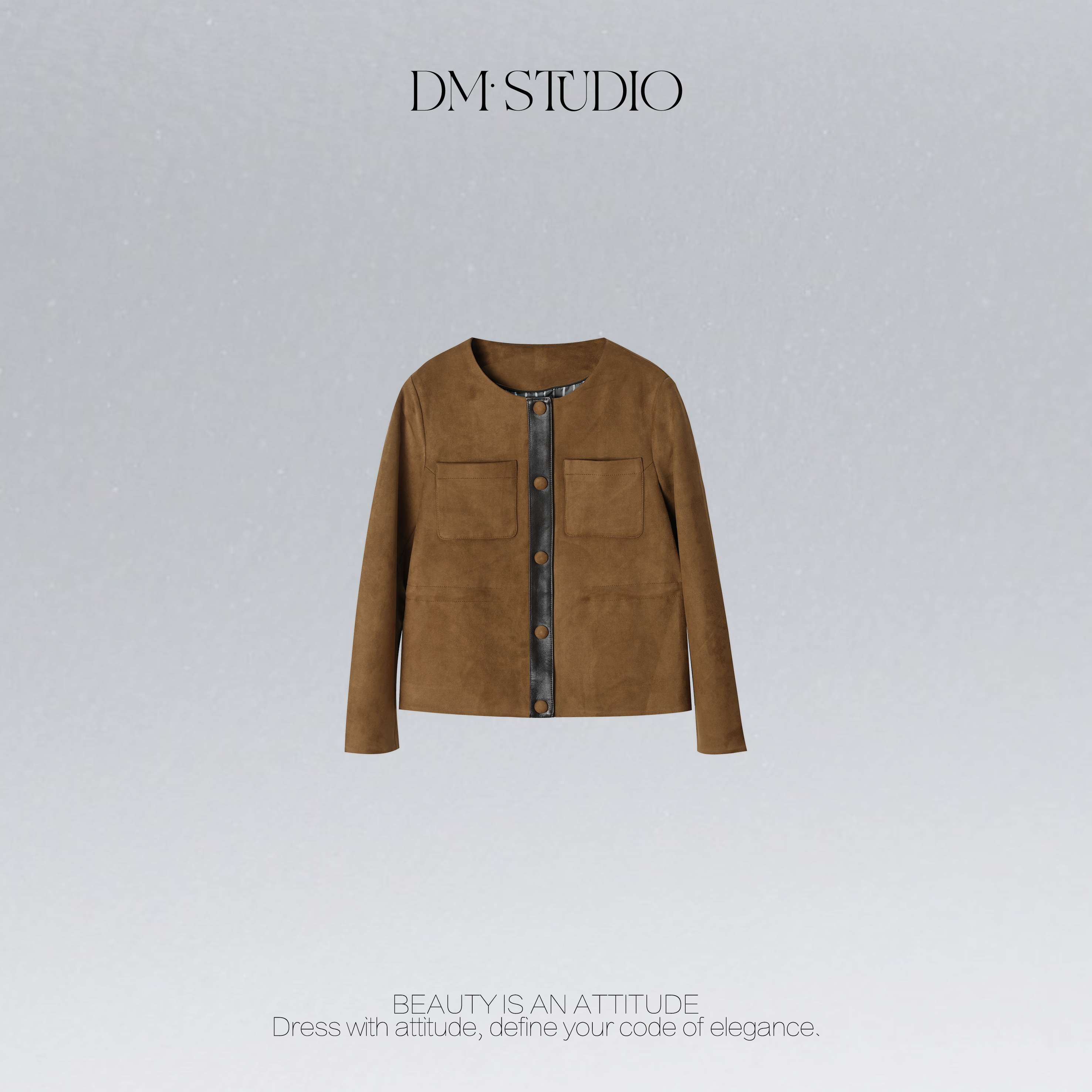 DEDM•STUDIO/秋冬复古高级感静奢小众设计皮衣外套2509PY/9925120