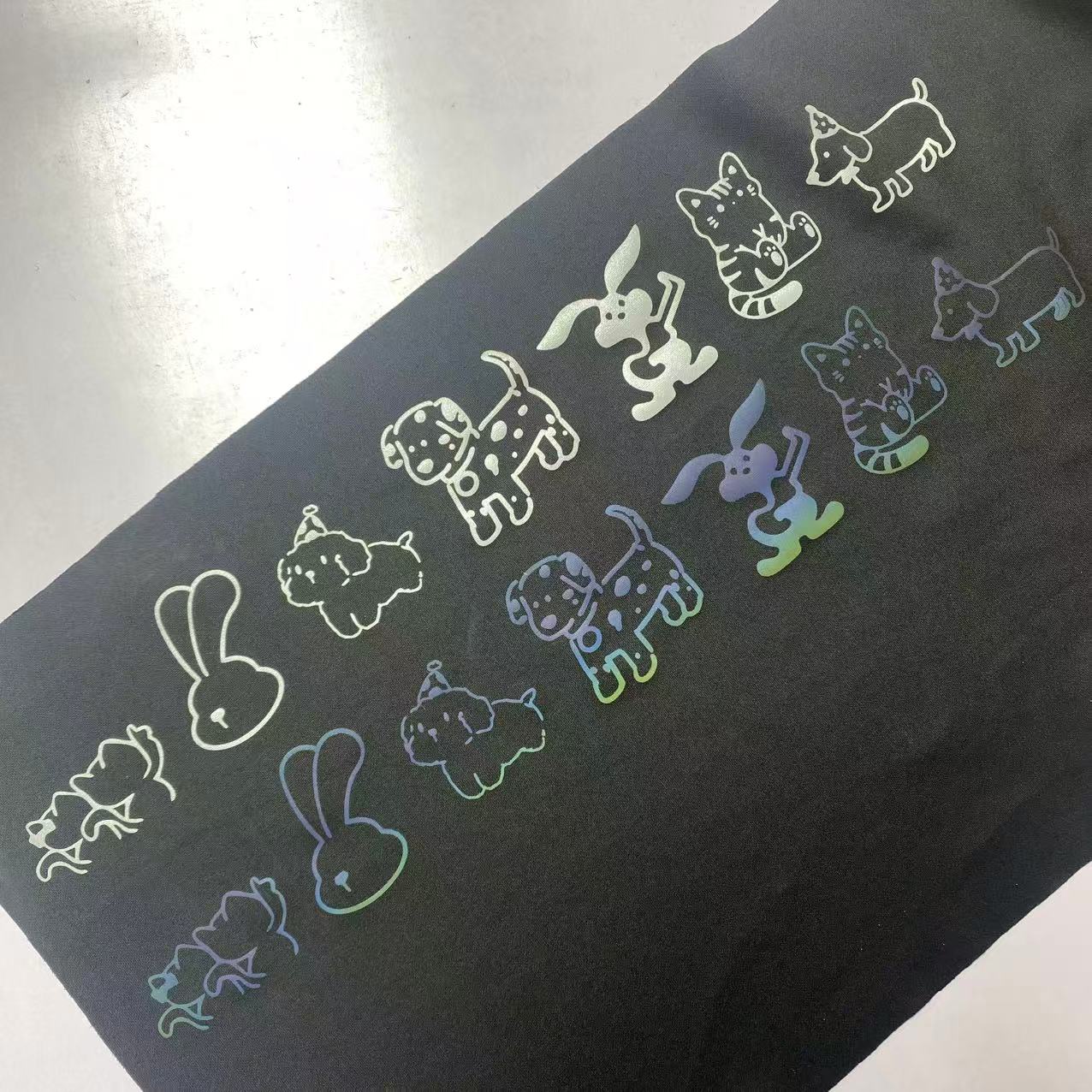 反光线条卡通烫画，满20包邮