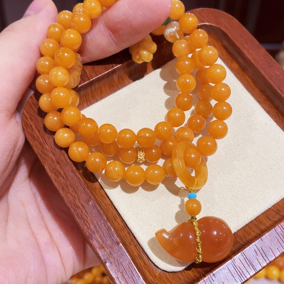 蜜蜡手链未镶嵌手串