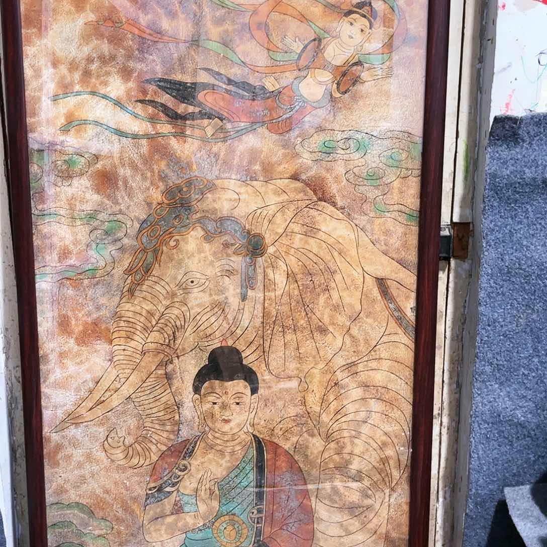 瓦当摆件摆件茶台茶桌陶瓷偷***?