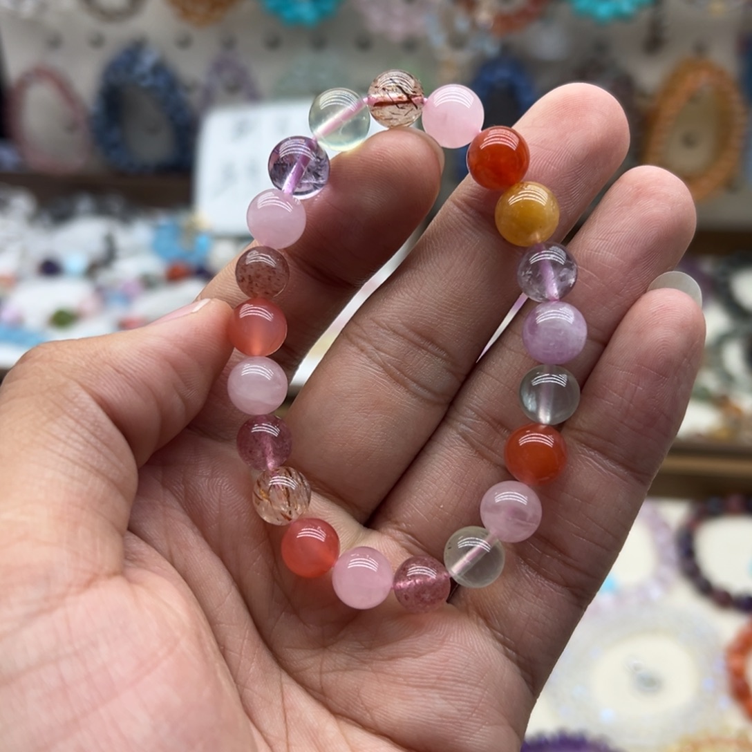 未镶嵌手链水晶9.5咪多宝