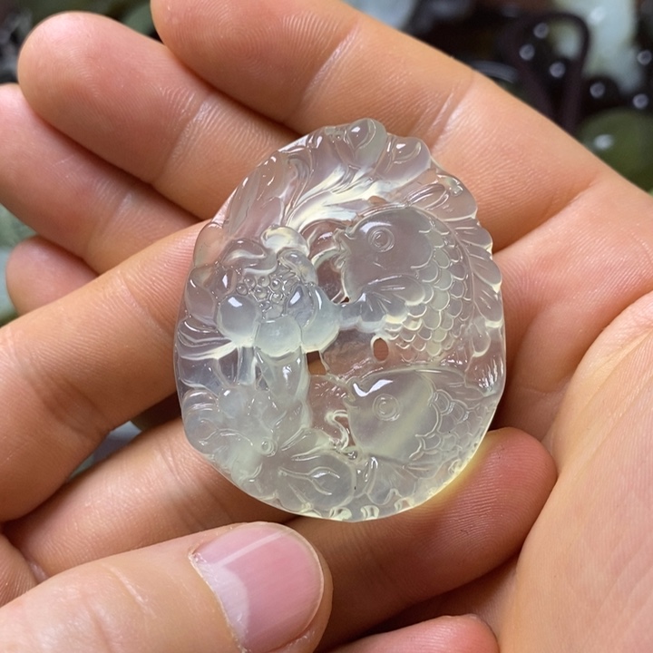 岫玉岫玉颈饰未镶嵌