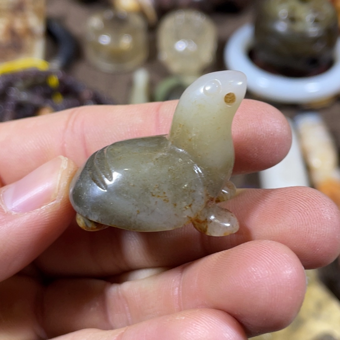 和田玉吊坠(不含链)未镶嵌忠**耳