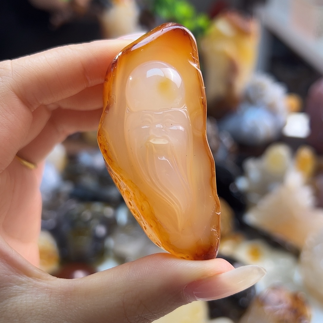 玛瑙/玉髓未镶嵌吊坠(不含链)