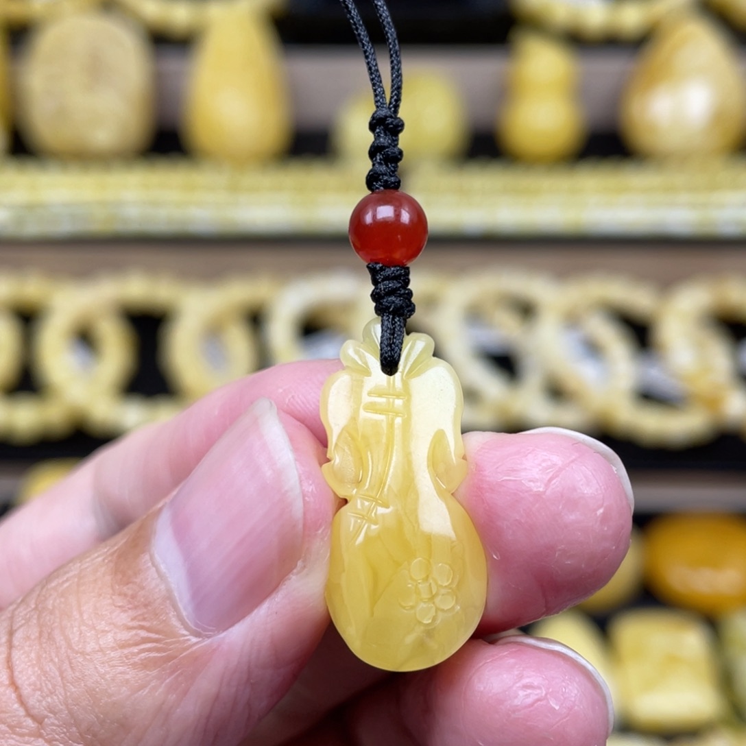 琥珀裸石未镶嵌琥珀蜜蜡