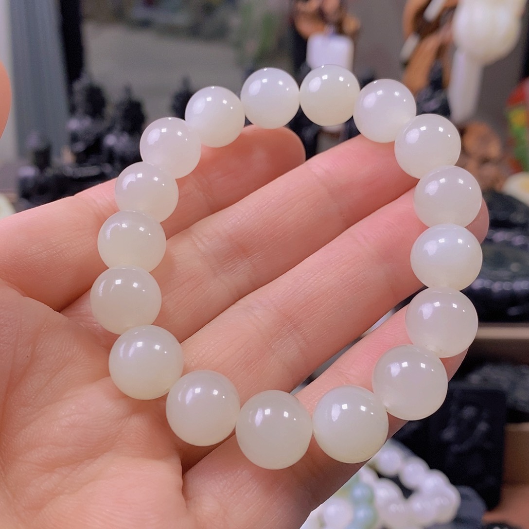 未镶嵌手串和田玉卡12