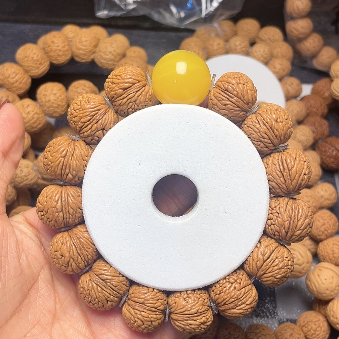 桃核手串19精品龙鳞凤尾手串