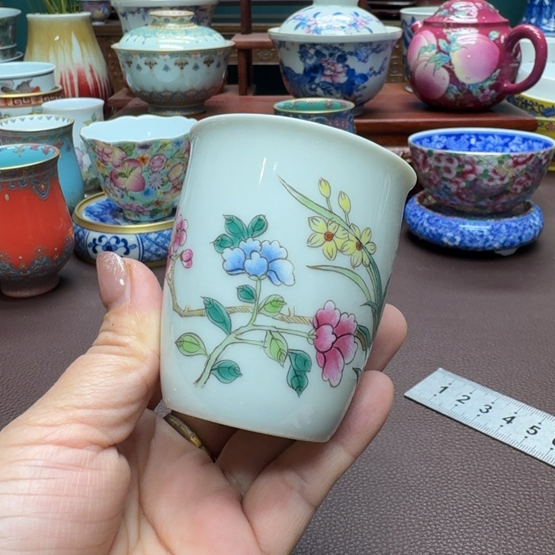 瓷片景德镇仿古手工制作精品展示