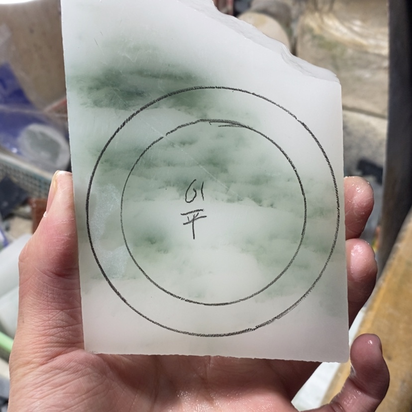 【闪购商品】石英质玉（天山翠）手镯未镶嵌玉***恼定制手镯