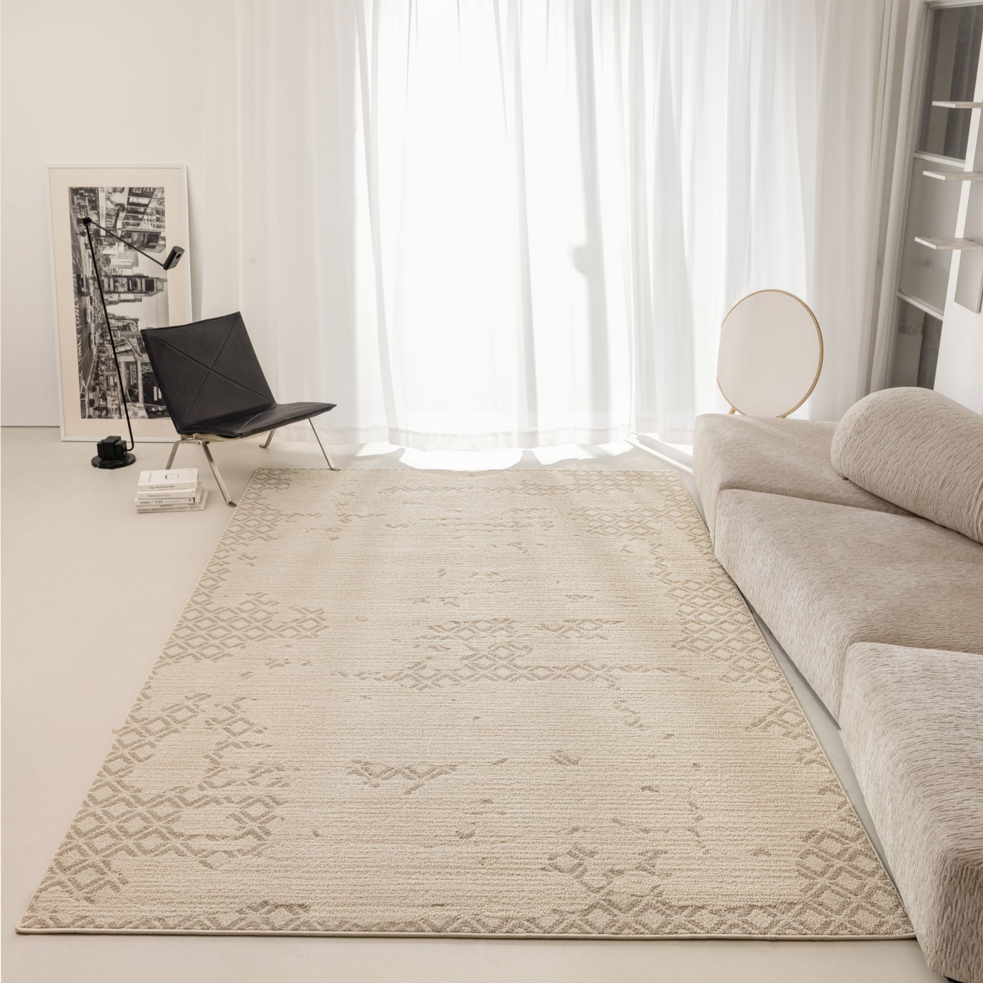 晨光-客厅耐脏地毯网红卧室垫轻奢家用简约阳台加厚大面积