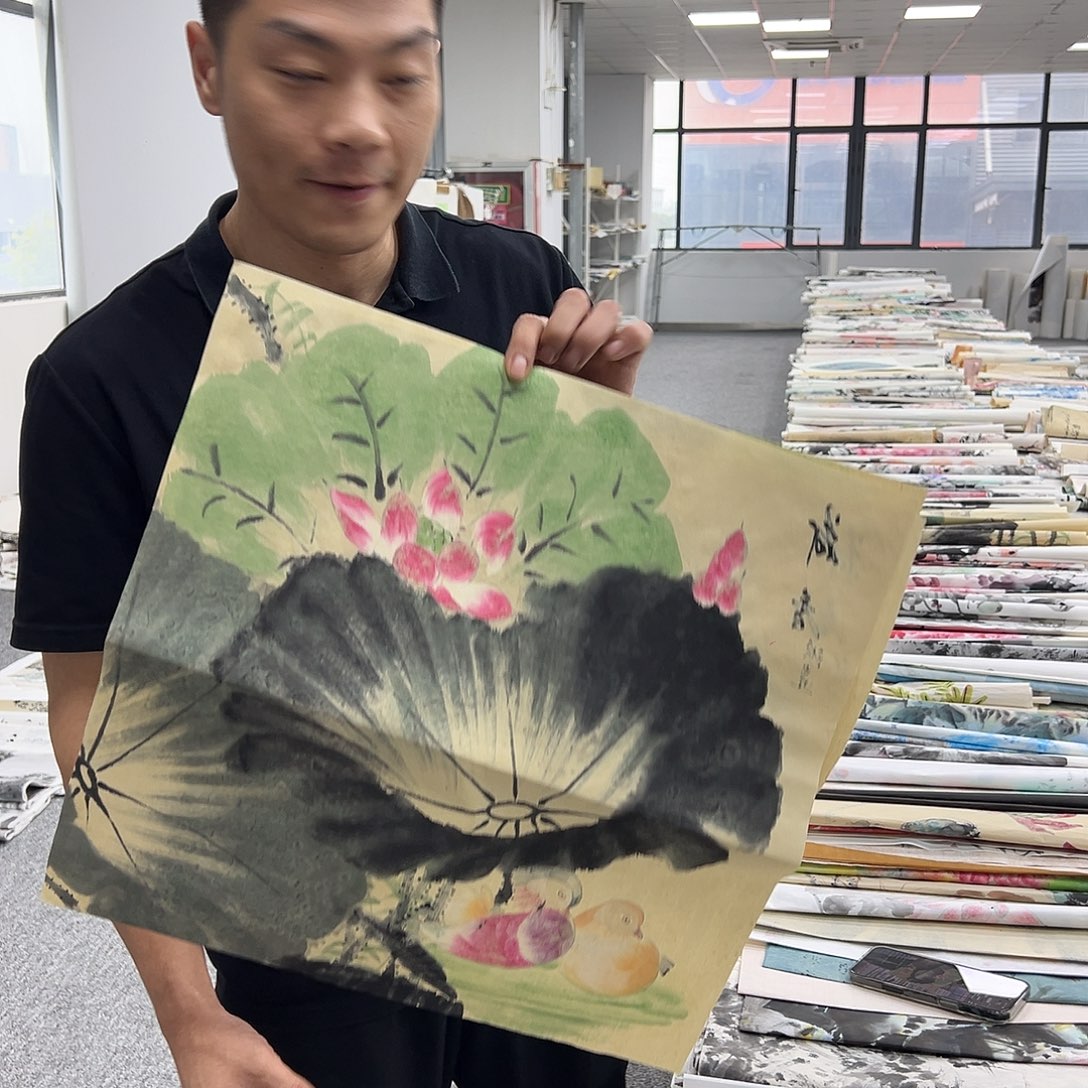 国画纯手绘字画宣纸