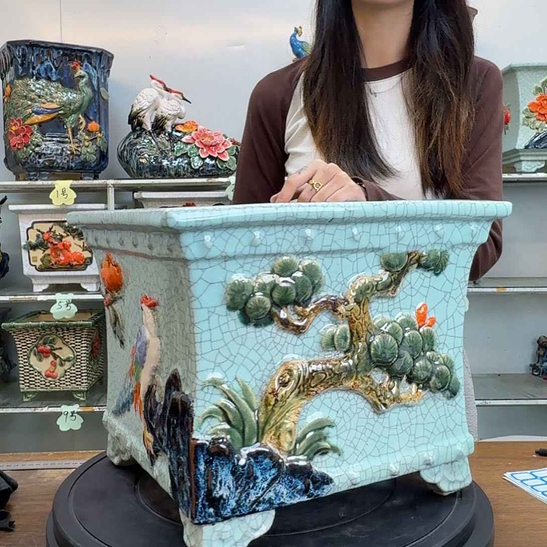 钓***鱼石湾盆石湾盆石湾盆