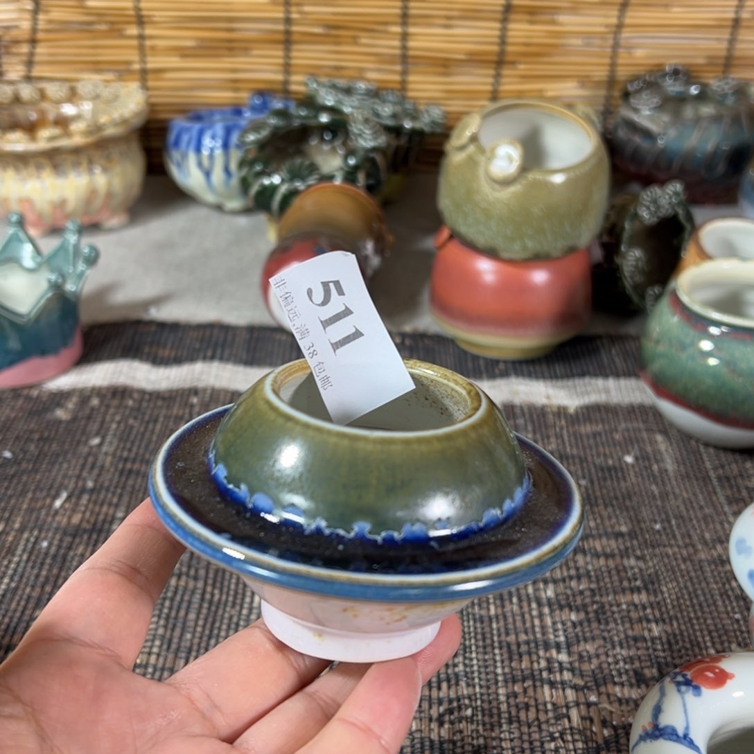 陶瓷景德镇手工花盆