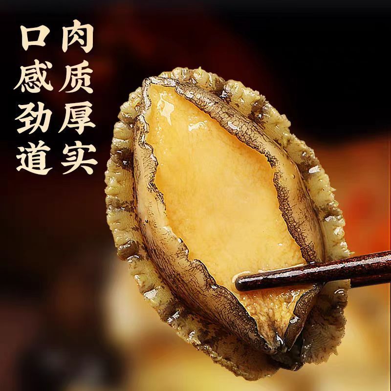 【店推】6-8cm大号鲍鱼肉海鲜海捕水产去壳纯肉精品鲍鱼海鲜贝类鲍