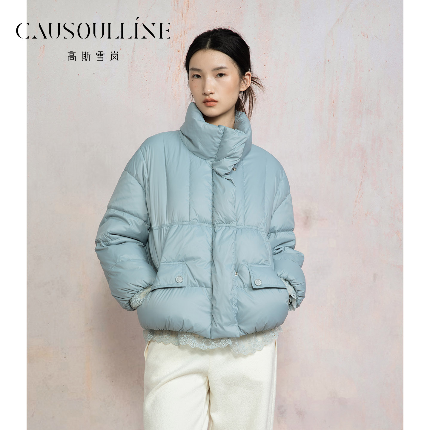 高斯雪岚【冬季新品】气质保暖韩版羽绒服女25416568