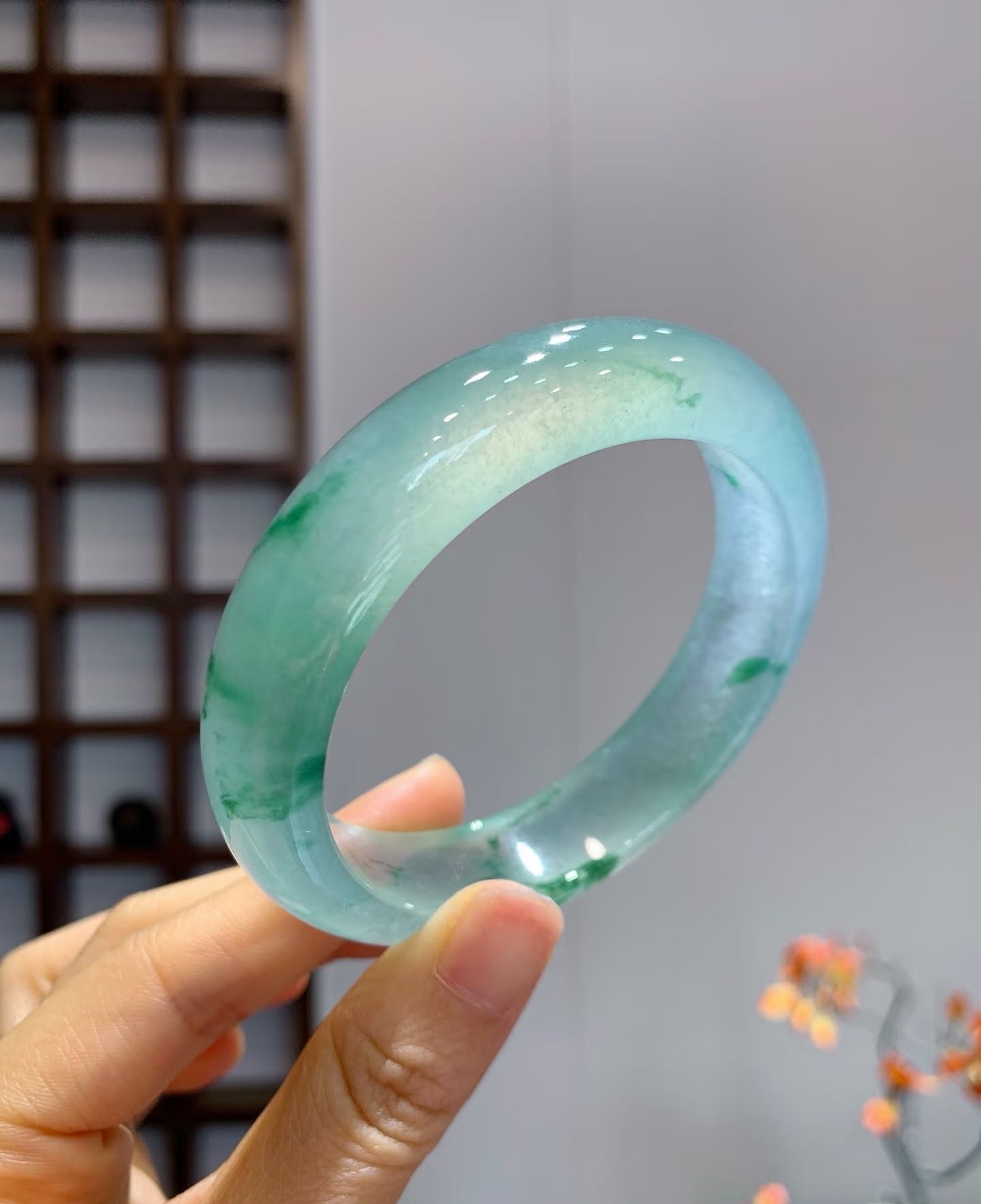 A时尚缅风美人翠饰品手镯（直播专用链接）