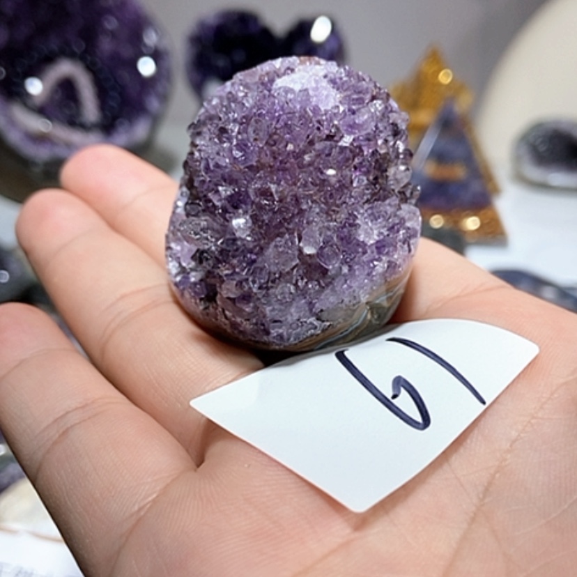 【闪购商品】8888未镶嵌紫晶水晶未镶嵌7
