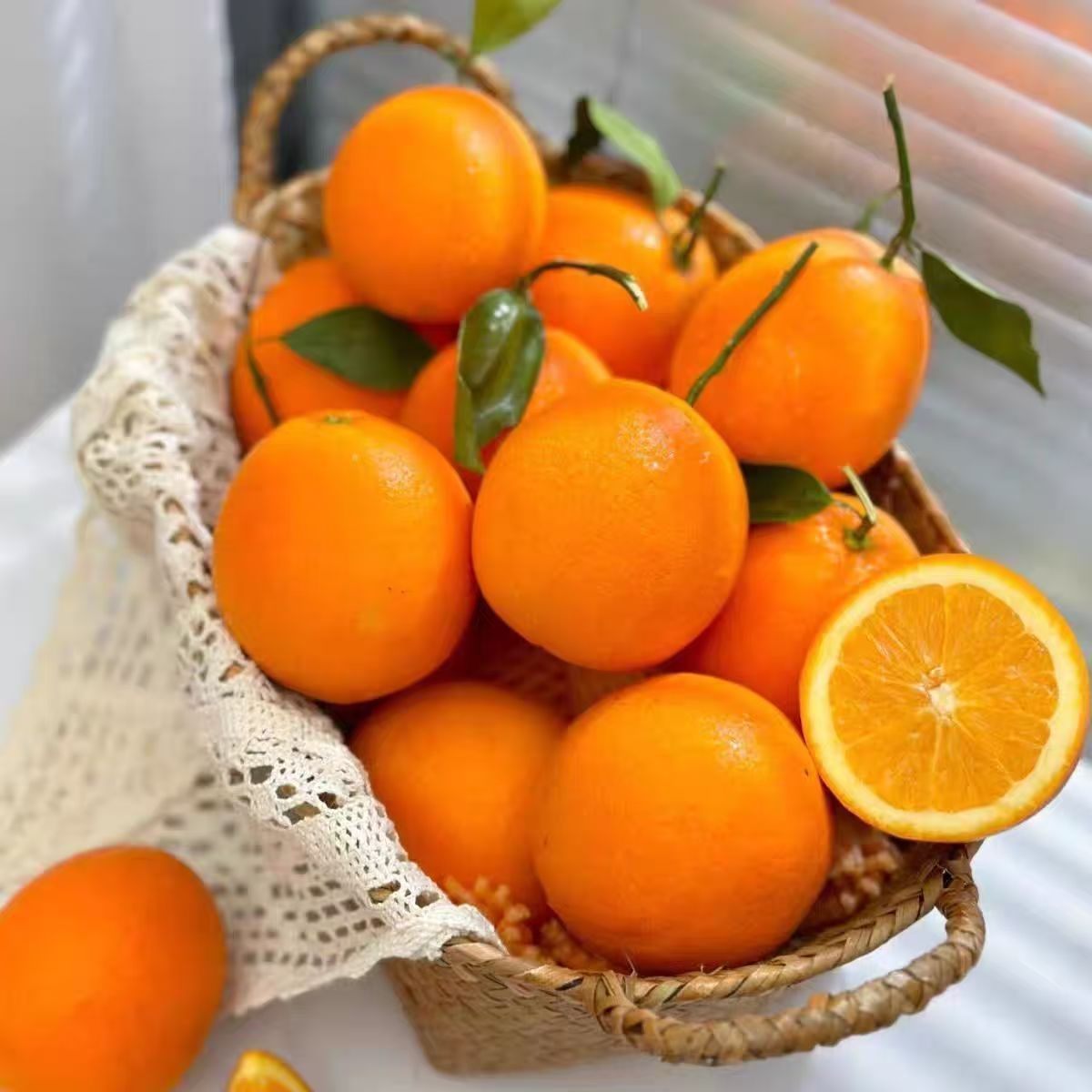 正宗纽荷尔脐橙当季新鲜水果纽荷尔橙子应季鲜橙香甜多汁现货5斤