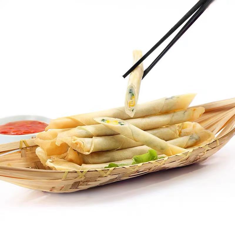 【春季上新专链】传统荠菜肉丝春卷冷冻半成品油炸小吃早餐速食