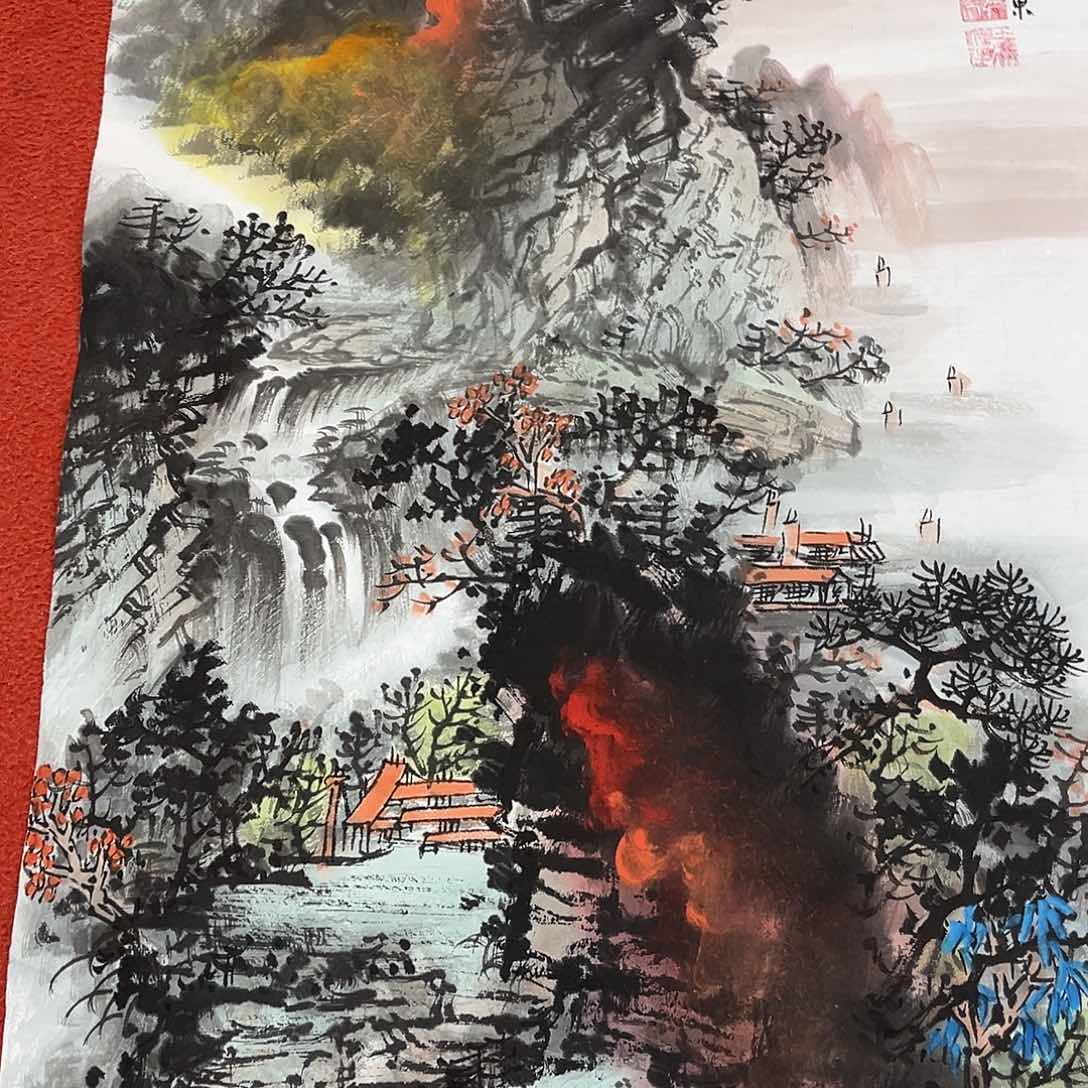 国画手绘国画作品