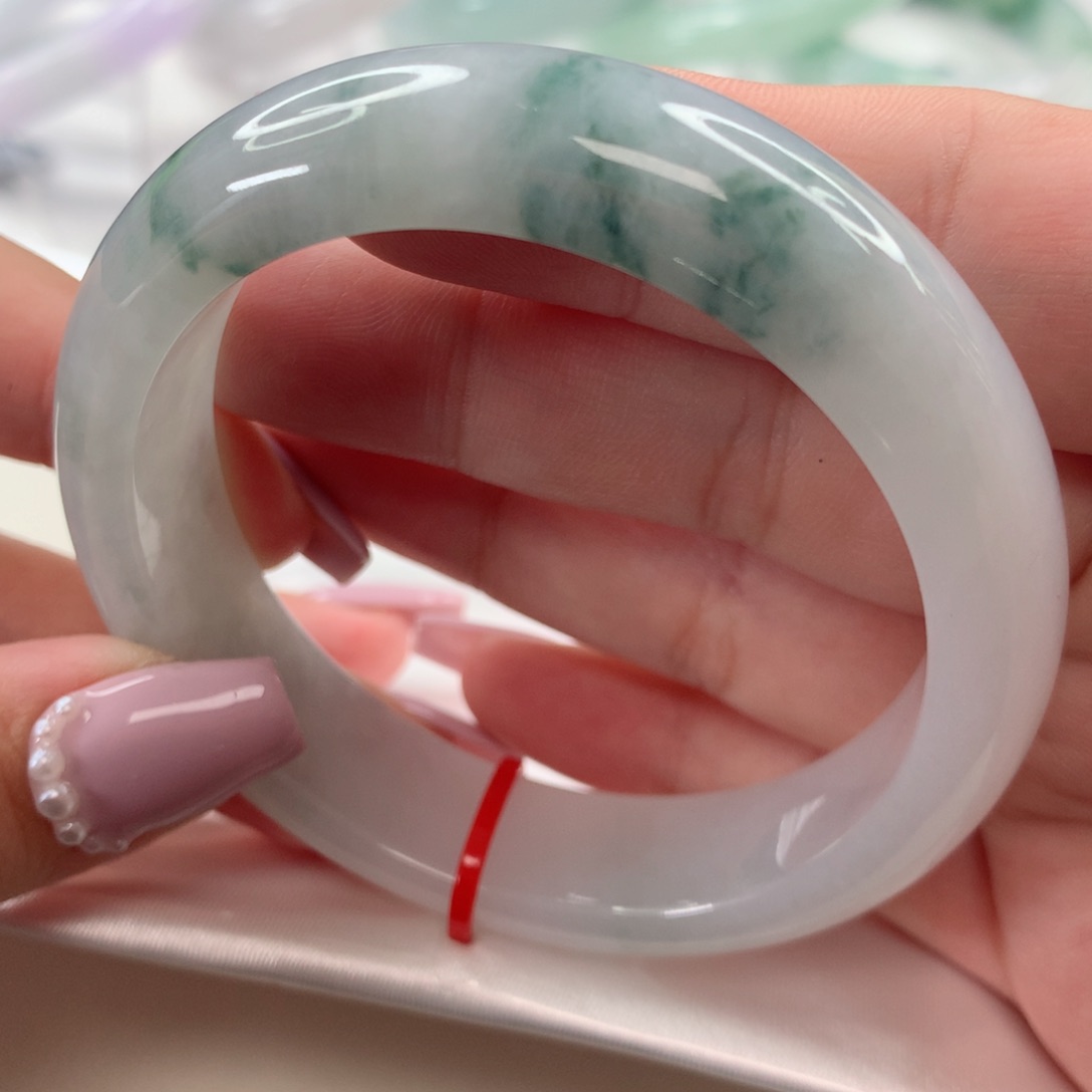 翡翠手镯未镶嵌54.5圈口