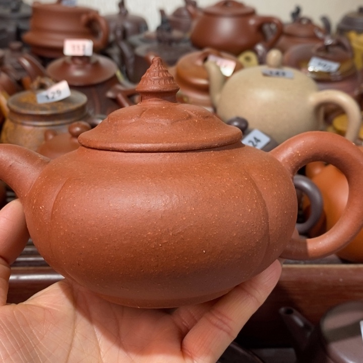 紫砂茶壶微瑕处理一把