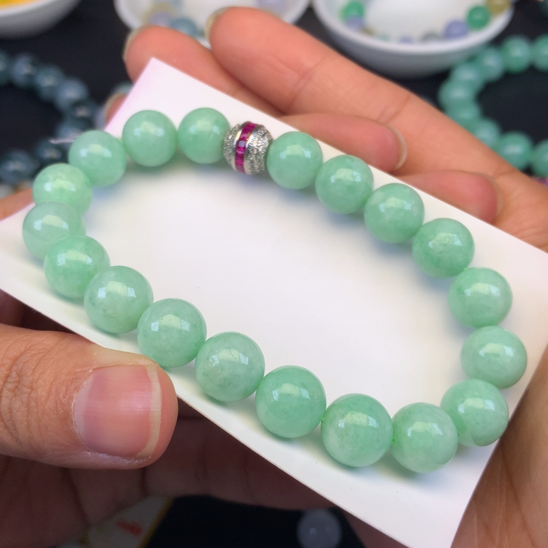 翡翠未镶嵌颈饰天然缅甸翡翠A货卡10