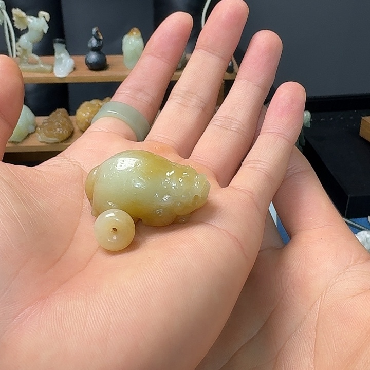 今***工和田玉未镶嵌挂件