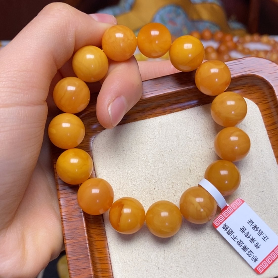 【闪购商品】蜜蜡手链未镶嵌手串
