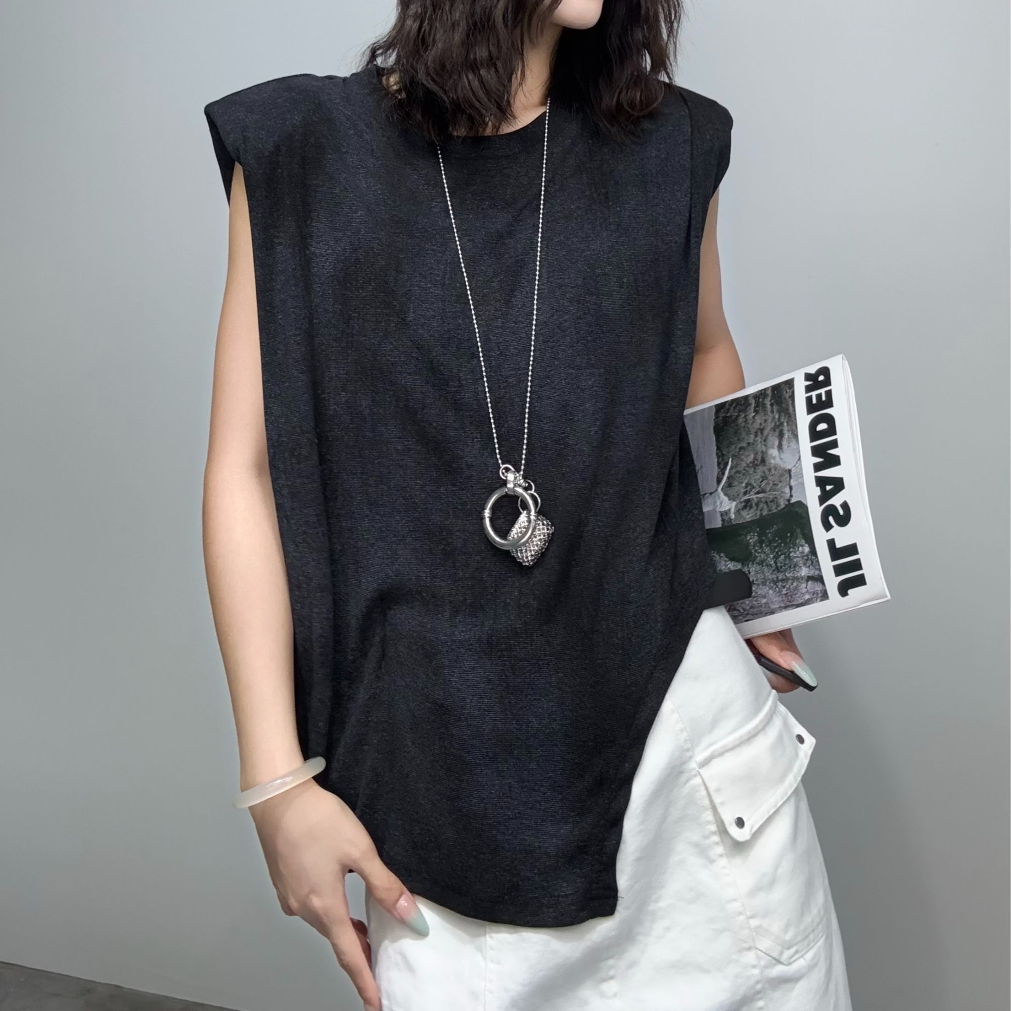 5555#【听编码再下单】新款时尚百搭休闲宽松T恤卫衣外套大衣