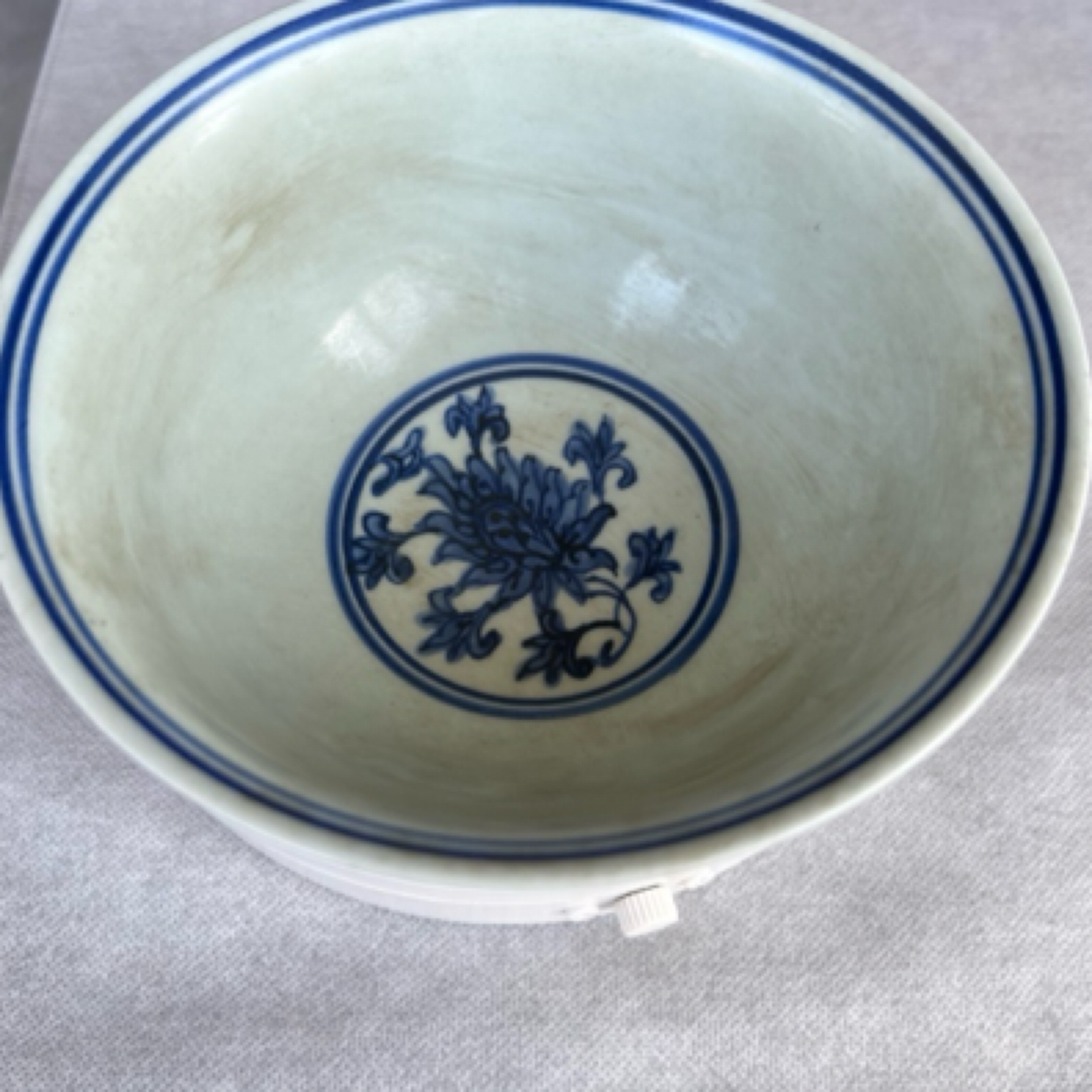 青花碗纯手工制作