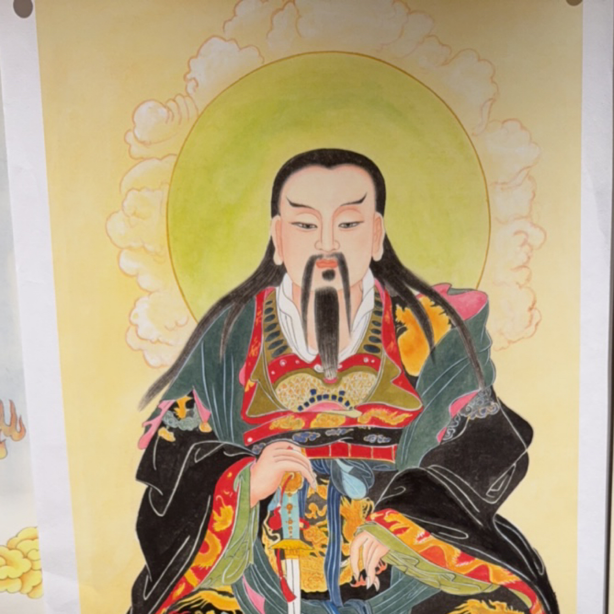 真武大帝作品一副60*120