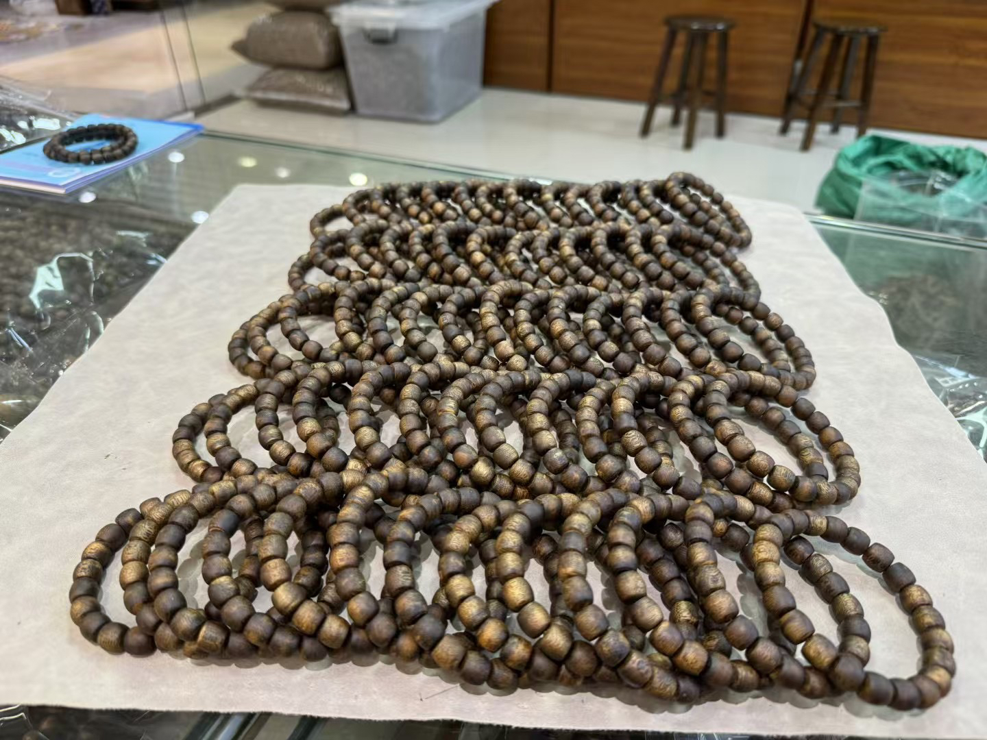 沉香沉香佛珠鼓珠 9克
