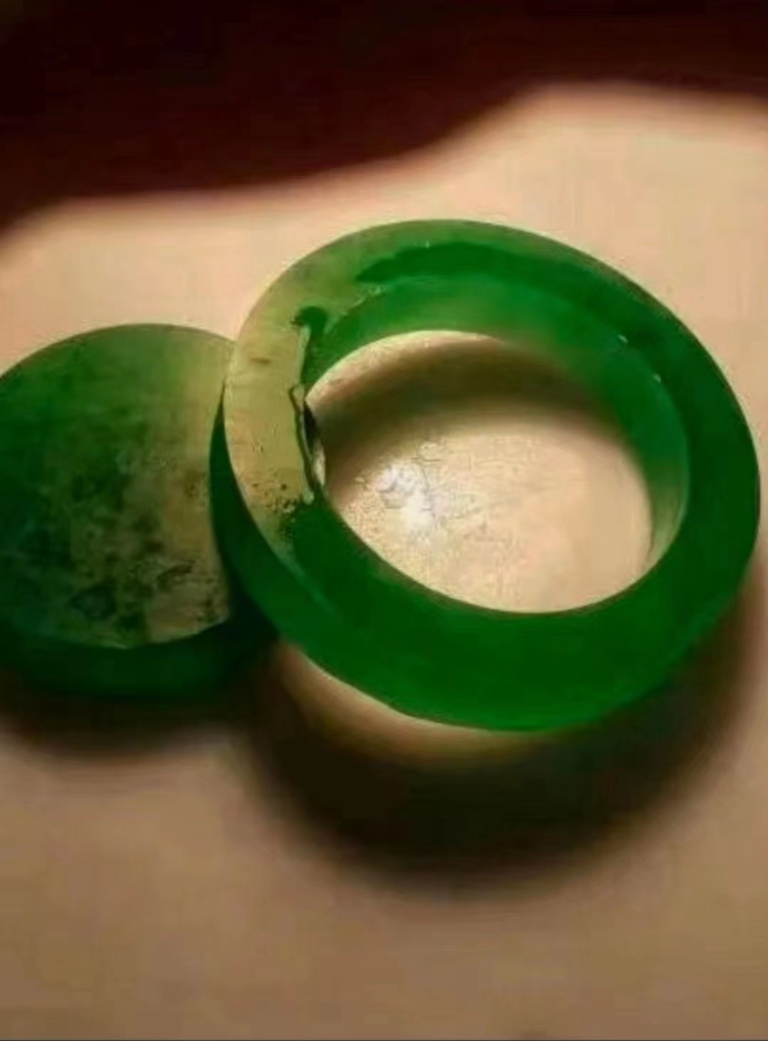 翡翠精美满绿冰种手镯定制，商品示例，请勿私拍
