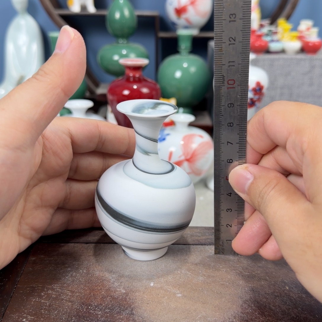 陶瓷手工小花器摆件