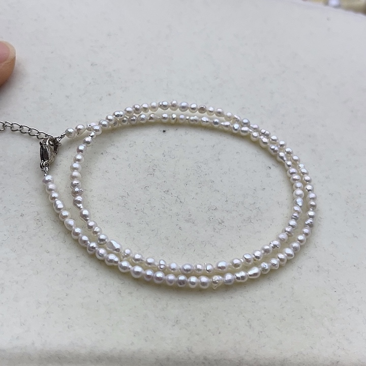 合金淡水珍珠颈饰