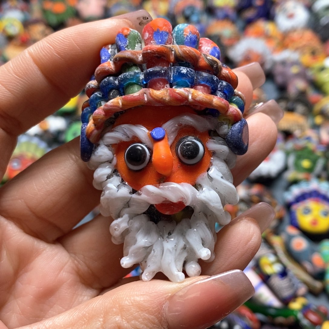 琉璃颈饰印度尼西亚国王