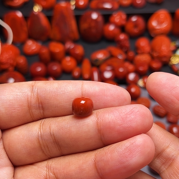 南红玛瑙未镶嵌配饰老型9mm
