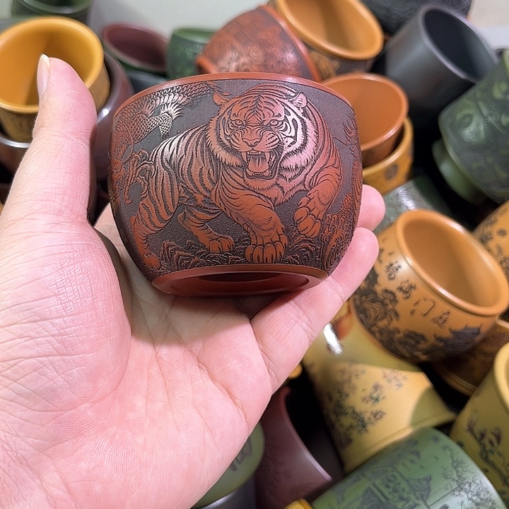 茶杯紫砂全手工紫砂主人杯