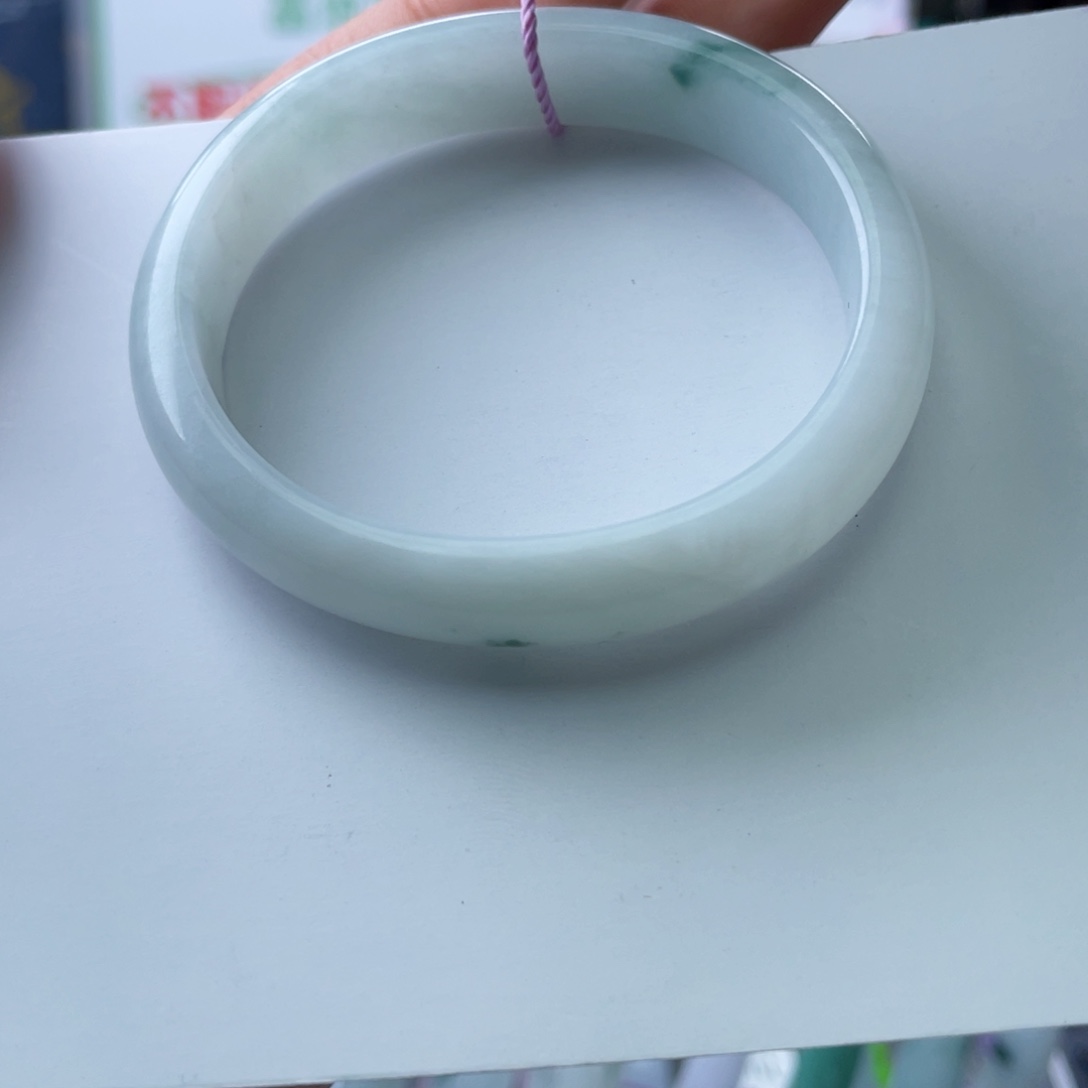 C***麻翡翠未镶嵌手镯51