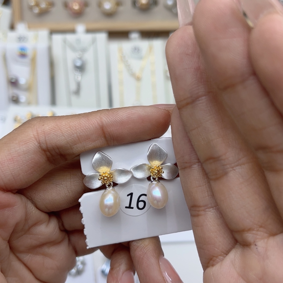 杨***）戒指淡水珍珠合金