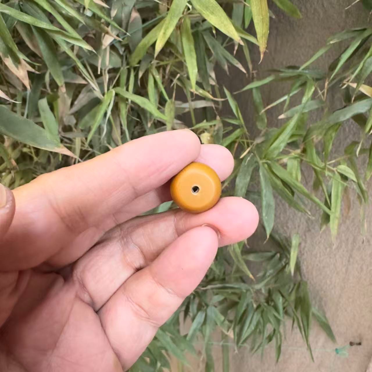 井陉黄色石材算盘珠