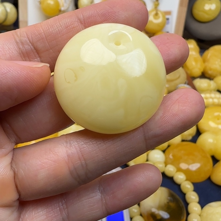 蜜蜡未镶嵌颈饰天然蜜蜡