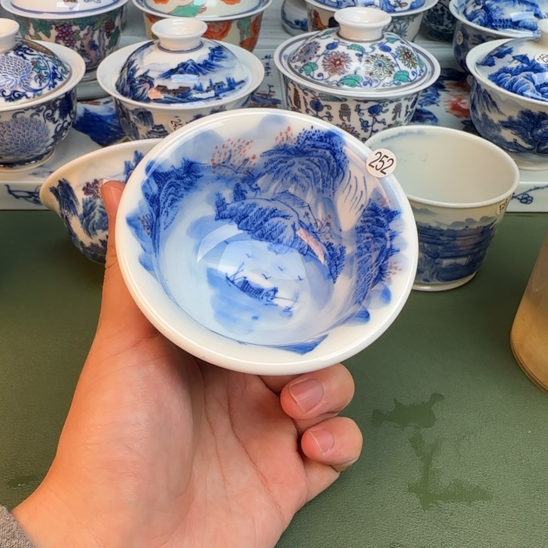 彦祖纯手工手绘茶具252