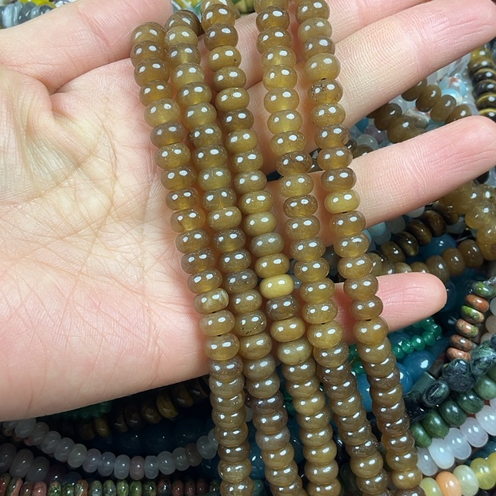 查罗石散珠合金卡8算珠一条