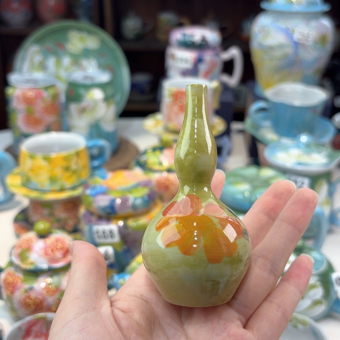 景德镇手绘高温釉下彩陶瓷茶具