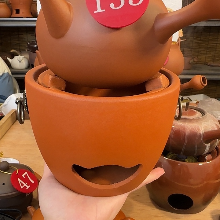 朱泥元宝炉➕133葫芦壶800毫升一套
